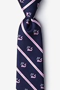 Whales Navy Blue Tie Photo (0)