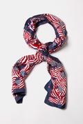 Navy Blue 4th of July Scarf Photo (2)