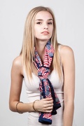 Navy Blue 4th of July Scarf Photo (5)