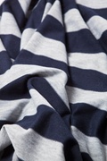 Mens Caravan Stripe Navy Blue Scarf Photo (2)