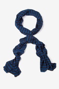 Mens Traveling Stripe Navy Blue Scarf Photo (0)