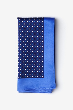 _Sammy Navy Blue Pocket Square_