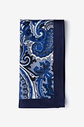 Thomas Navy Blue Pocket Square Photo (0)