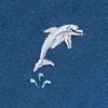 Navy Blue Silk A Porpoise-ful Life