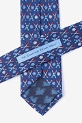 All Downhill From Here Navy Blue Skinny Tie Photo (2)