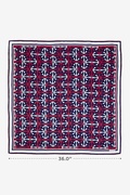 Anchor Accoutrement Navy Blue Square Scarf Photo (2)