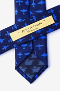 Aviation Navy Blue Skinny Tie Photo (2)