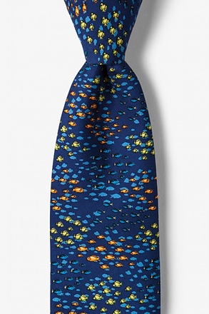 Back to School Navy Blue Tie