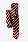 Bandon Navy Blue Skinny Tie Photo (1)