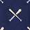 Navy Blue Silk Batter Up Tie