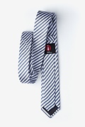 Bear Island Navy Blue Skinny Tie Photo (1)