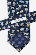 Big Five Game of Africa Navy Blue Tie Photo (2)