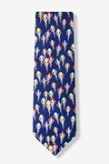 Bike Racing Navy Blue Tie Photo (1)