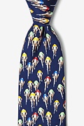 Bike Racing Navy Blue Tie Photo (0)