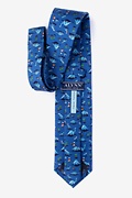 Blue Classic Jurassic Navy Blue Tie Photo (1)