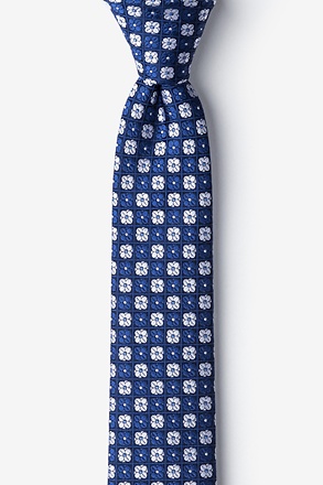 Boracay Navy Blue Skinny Tie