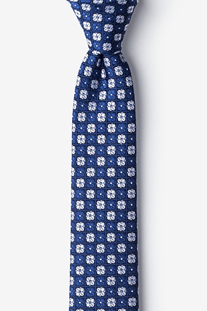 _Boracay Navy Blue Skinny Tie_