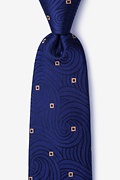 Boulder Navy Blue Extra Long Tie Photo (0)