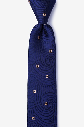 Boulder Navy Blue Skinny Tie