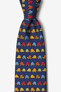 Box Turtles Navy Blue Tie Photo (0)