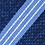 Navy Blue Silk Bronsa Skinny Tie
