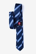 Bronsa Navy Blue Skinny Tie Photo (1)