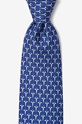 Caduceus Navy Blue Tie Photo (0)