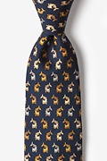 Catfish Navy Blue Tie Photo (0)