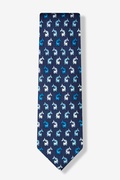 Catfish Navy Blue Tie Photo (1)