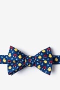 Chick Magnet Navy Blue Self-Tie Bow Tie Photo (1)