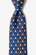 Chick Magnet Navy Blue Tie Photo (0)