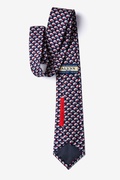 Christmas Whales Navy Blue Tie For Boys Photo (2)