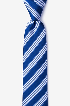 _Clare Navy Blue Skinny Tie_