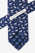 Clear & Pheasant Danger Navy Blue Tie Photo (2)