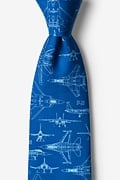 Cool Your Jets Navy Blue Tie Photo (0)