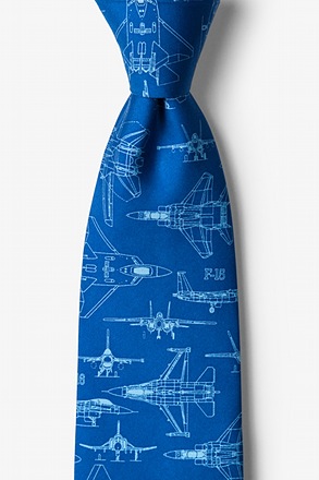 Cool Your Jets Navy Blue Tie