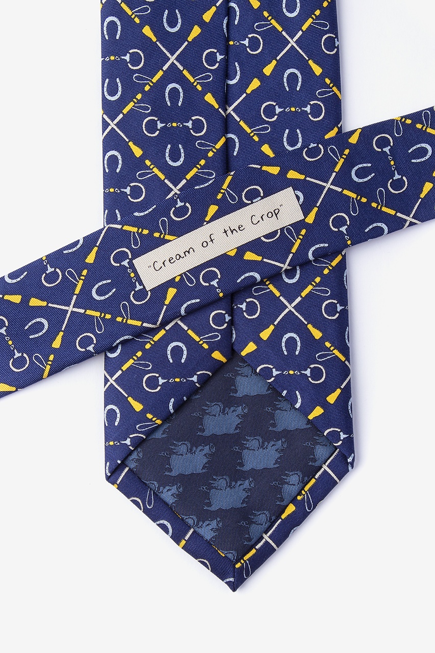 Cream of the Crop Navy Blue Extra Long Tie Photo (2)