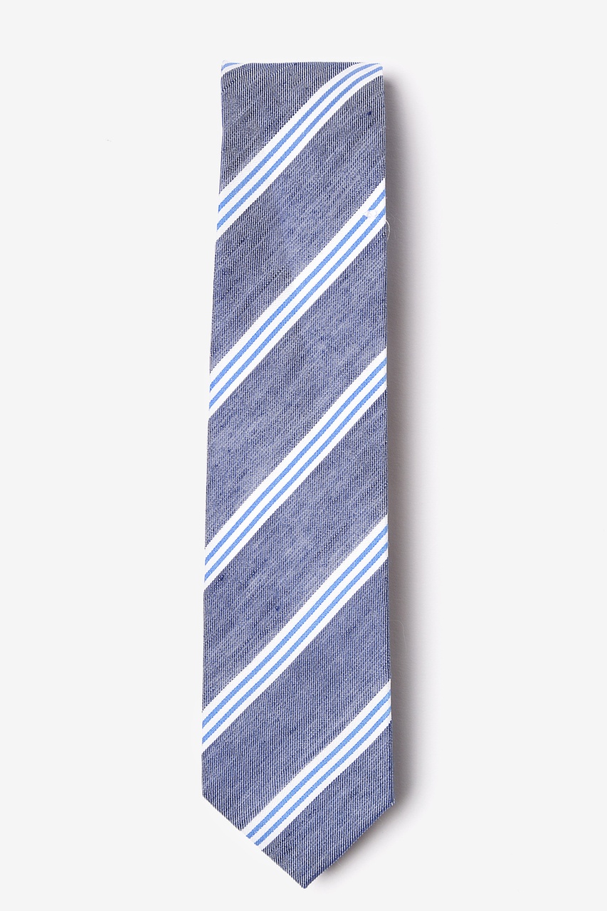 Dartmouth Navy Blue Skinny Tie Photo (0)