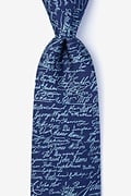Declaration Signers Navy Blue Tie Photo (0)