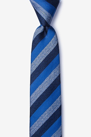 _Deel Navy Blue Skinny Tie_