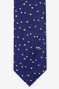 Deep Sea Dining Navy Blue Tie Photo (0)