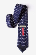 Democratic Donkeys Navy Blue Tie Photo (1)