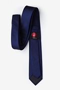 Dominica Navy Blue Skinny Tie Photo (1)