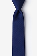 Dominica Navy Blue Skinny Tie Photo (0)