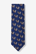 Don Quixote Navy Blue Tie Photo (1)