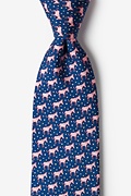 Donkeycrats Navy Blue Tie Photo (0)