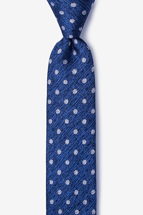 Dutch Navy Blue Skinny Tie