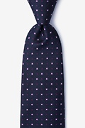 Eagle Navy Blue Extra Long Tie Photo (0)