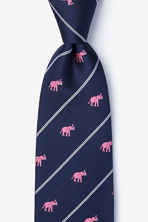 Extra Trunk Space Navy Blue Tie