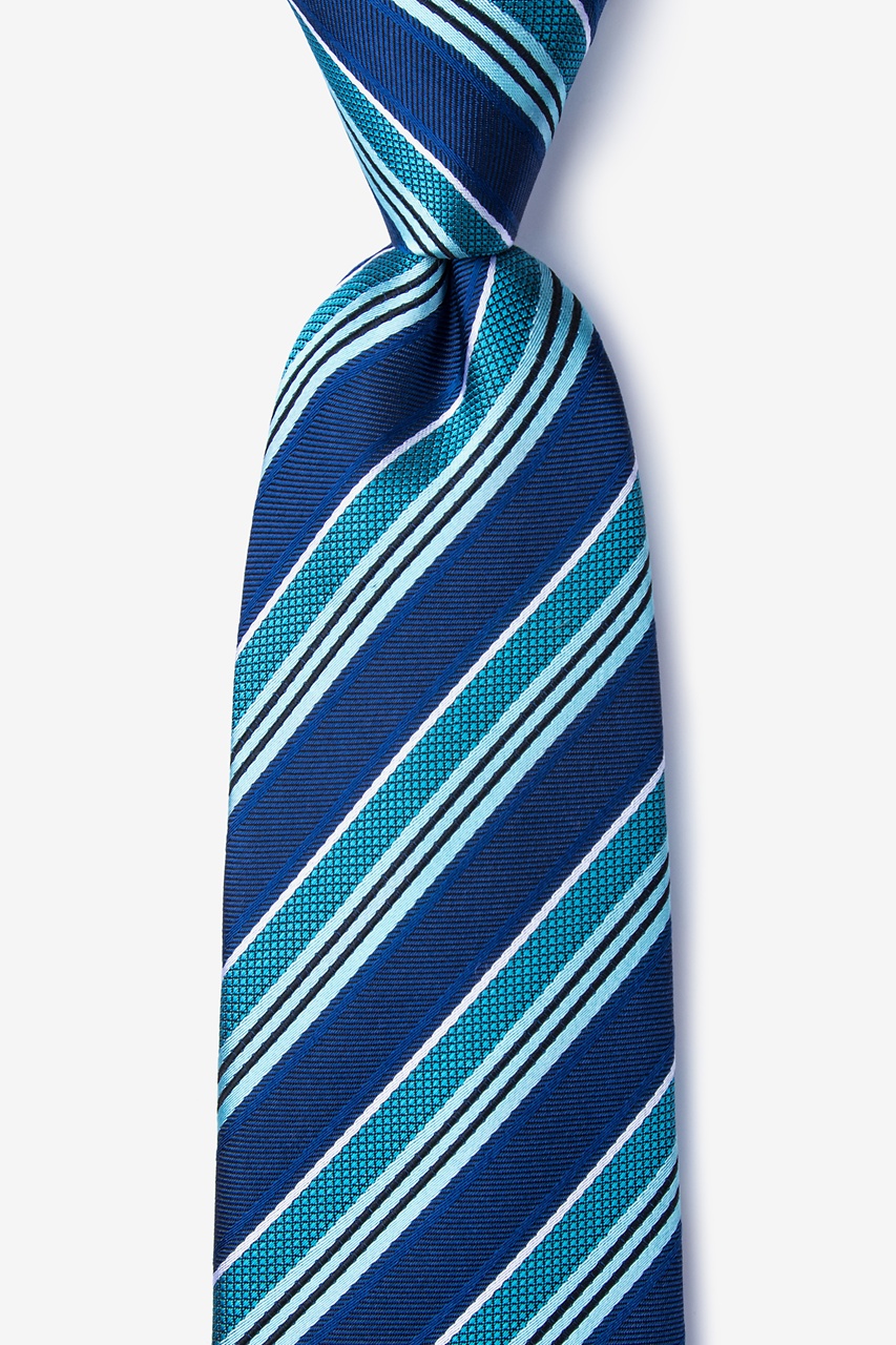 Navy Blue Silk Feale Tie